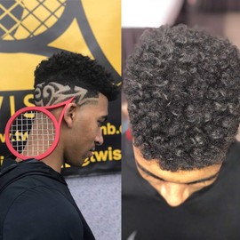 Twist it comb, to curl hair, twist hair, weave hair and dreadlocks, for barber and personal use, super easy to clean (Green)
