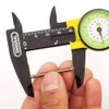 General Tools 142 Plastic Dial Caliper, 0-6" Range, 01" &