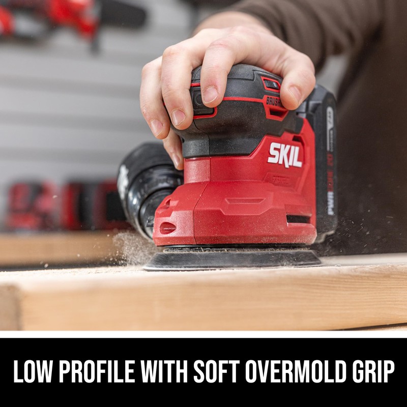 SKIL PWR CORE 20V Brushless Random Orbital Sander Kit Including