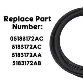 Sunroof Seal Gasket Compatible with Dodge Nitro Caliber Journey,Jeep Liberty Compass Patriot,Sunroof Glass Seal Weatherstrip Replace for 05183172AC 5183172AC 5183172AA 5183172AB