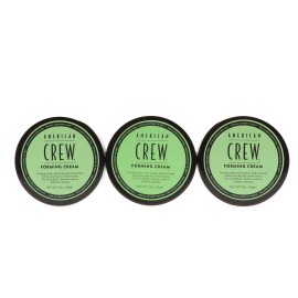 American Crew Forming Cream Pack of 3 Medium Hold Hair Styling Cream 3oz