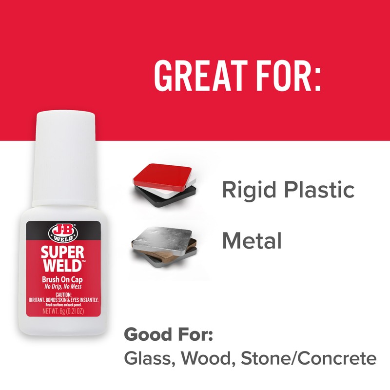 J-B Weld 33106 SuperWeld Glue - Clear Super Glue -