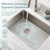 FTISSLY 2 PCS Kitchen Sink Mat Adjustable Sink Protector Mat