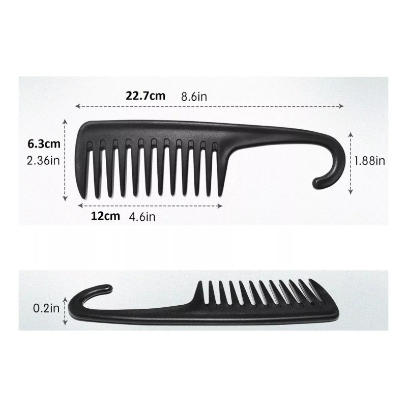 TechMel Peine Especial Para Desenrredar Cabello Chino Cola De Mono