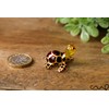 redchocol8® Tiny Mini Small Handmade Little Glass Turtle Tortoise Gloss