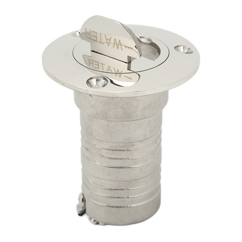 Marine Boat Deck Filler with Keyless Cap Stainless Steel Mirror