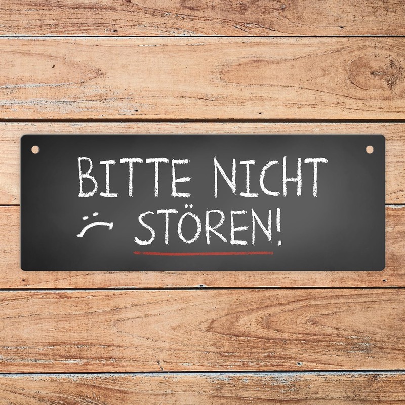 Do Not Disturb Or Welcome Chalkboard Style Reversible Sign With