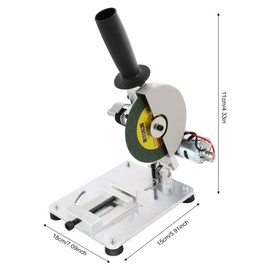 Mini Miter Saw Portable Table Saw 0-45° Adjustable Micro Cutting Machine Manual Metal Wood Cutting Machine Manual Chop Saws for Iron Sheet, Wood, Plastic, Acrylic