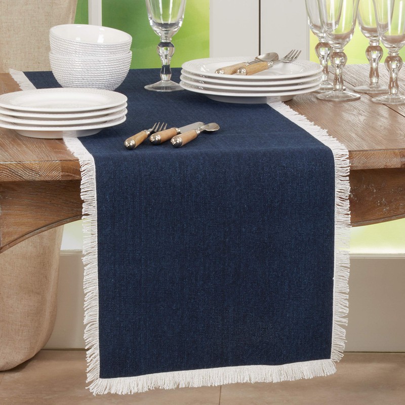 Fringe Border Table Runner