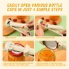 Multifunctional Magnetic Can Opener Jar Lid Opener Retractable Bottle Jar