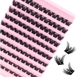 GEMERRY MHL-01 Volume Eyelash Extensions, 8-16 mm, Cluster Lashes, Individual Eeylashes, D Curl, Fluffy Eyelash Extensions, Natural, Fake Lashes