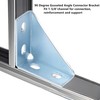 BIAXJUNY 90 Degree Gusseted Fitting for 1-5/8" Strut Channel,4 Hole