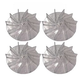 MaxLLTo 4 Pack Plastic Motor Fan Vacuum Cleaner Part for Eureka Sanitaire 12988 Vacuum Fan (5" x 1/4" Center Hole)