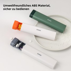 Pill Box Pill Box Small for Travelling, Pill Box for Vitamins, Medicines, Pills, Good Sealing Performance, Preservation of Medical Properties (7 Grid Grey)