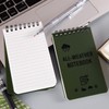 DILUSILK 2 Pack Waterproof Notepad, All Weather Police Notepad, Mini