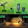 JSOT 600 Lumen Bright Solar Lights Outdoor Waterproof,Solar Powered Landscape