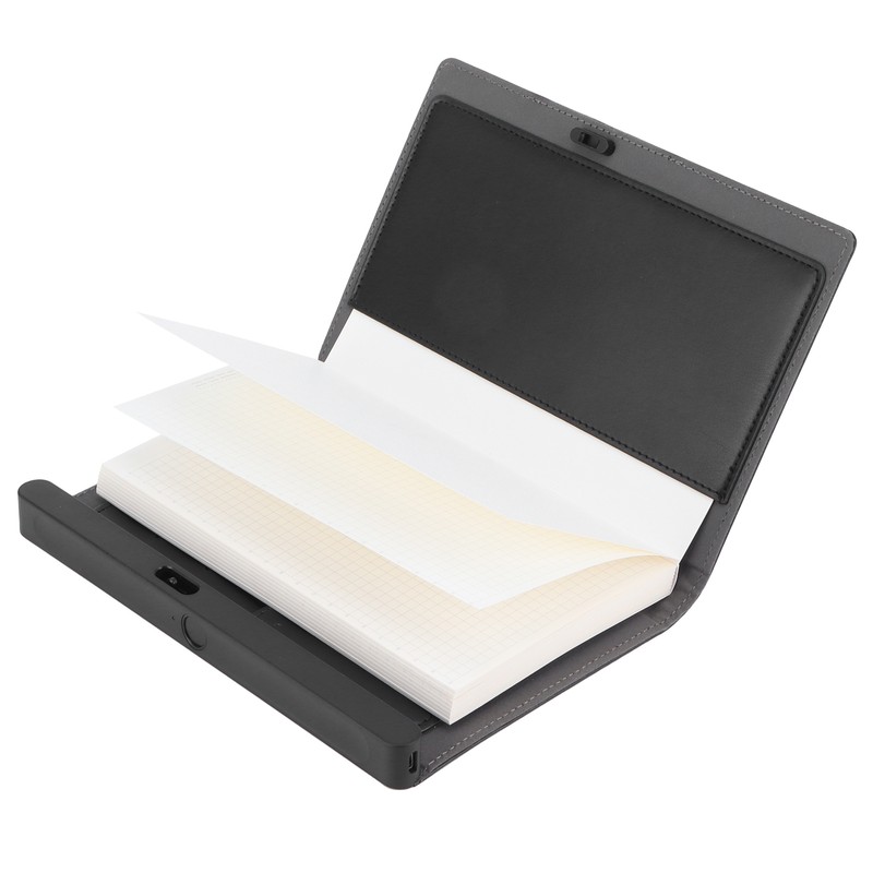 Fingerprint Lock Notebook Portable USB Business Notepad Diary Book for