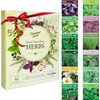 Grow Your Own Herbs Garden Kit - 12 Herb Seeds Variety Pack - Basil Seeds, Mint Seeds, Rosemary Seeds, Oregano Seeds, Parsley Seeds & More Packets in a Box with Herb Seeds Manual by Garden Pack