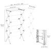 APEXCHASER Drying Rack Clothing - 3 Tier Metal Clothes Drying