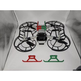 DJI Mini 2 SE Landing Gear in NAV COLORS GREEN/RED