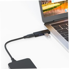 KONTONTY USB Hub Port Expansion Adapter Portable Multi Port USB Hub for Laptops Printers Keyboards Mice Lightweight Design with Integrated Protection Circuit for Safe Use