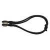 GARDINIA 47cm Black Magnetic Tie Backs for Draperies and Draperies