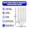 Celiwace CFML27VLX Replacement Bulb for Verilux CFML27VLX 27 Watt Fluorescent