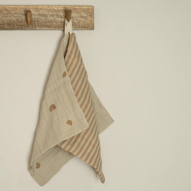 Minifolk set of 5 Washcloths/Mini Muslins | 100% Cotton |