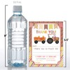 Fall Tractor with Pumpkins Birthday Thank You Notes for Girls,