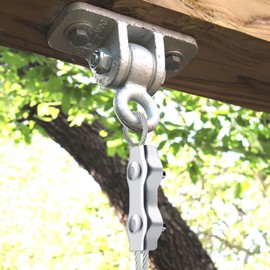 SWTYExt M3 Wire Rope Clamp 12pcs Duplex Clamp 304 Stainless Steel Heavy Duty Wire Rope Clips 3mm Clips Clamps for Make Coils Fence Connectors Hanging Wire Clothesline Tensioner Awning Fixed