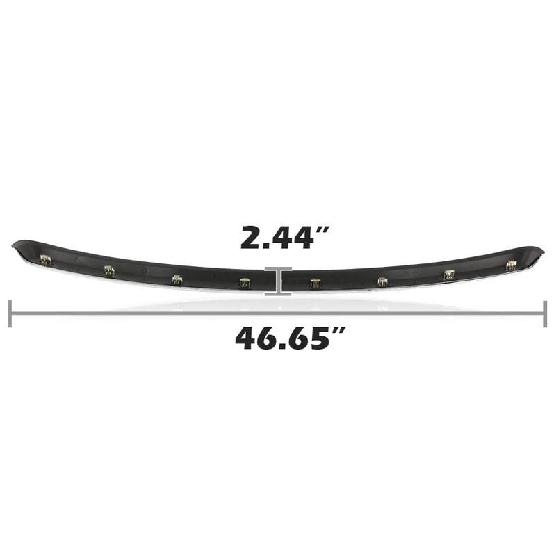 G-PLUS Front Hood Molding Trim Moulding W/ 8 Clips, Compatible