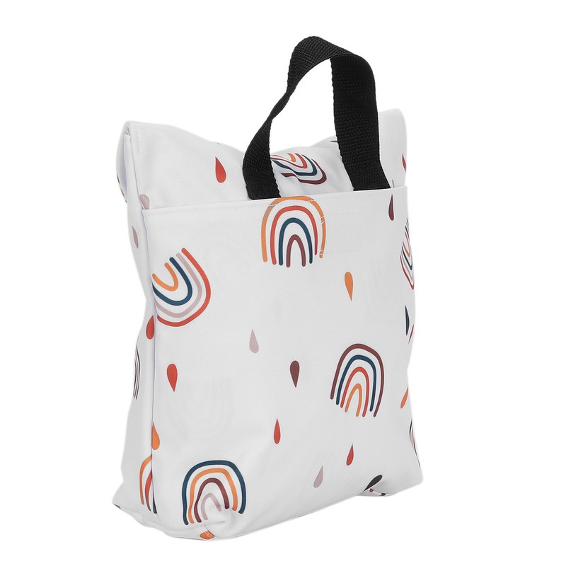 Baby Cloth Diaper Bag Waterproof DoubleLayer Pocket Fashionable Baby Outing