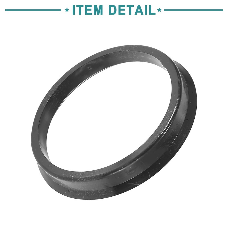 ACROPIX 57.1 to 65.1mm Hub Centric Rings Black - Pack