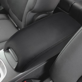 INTGET Center Console Cover for 2011-2020 Dodge Journey Accessories Leather Middle Armrest Cover Arm Rest Box Lid Protector Car Seat Box Cover for Dodge Journey