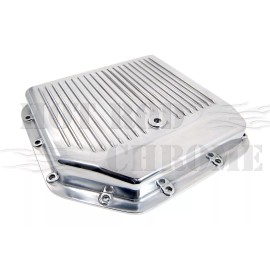 Hot Rod Chrome GM Turbo 350 Transmission Pan TH350 HydraMatic Stock Capacity Polished Aluminum