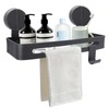 Noviatrix Shower Shelf Suction Cup, Holeless Suction Cup Shampoo Holder