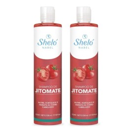 2 Shampoo Jitomate Bardana Tomillo Sheló Brillo Regula Grasa