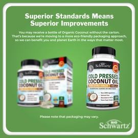 Coconut Oil Capsules 2000mg - Organic Pure Extra Virgin Unrefined Cold Pressed MCT Rich & Non-GMO for Healthy Skin Nails Hair Growth Support Bloating Anti Aging Digestion - 240ct (4 Month Supply)