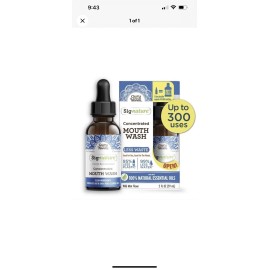 GuruNanda Eco Friendly Concentrated Essential Oil Mouthwash Wild Mint 2oz TIKTOK