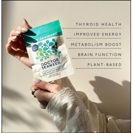Pure Seaweed Capsules | 1 Months Supply | 100% Organic Scottish Seaweed | Thyroid Support | Weight Management | Plant Based