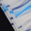 ESLIR Curtains with Tabs Transparent Tab-Top Curtain Waves Pattern Voile
