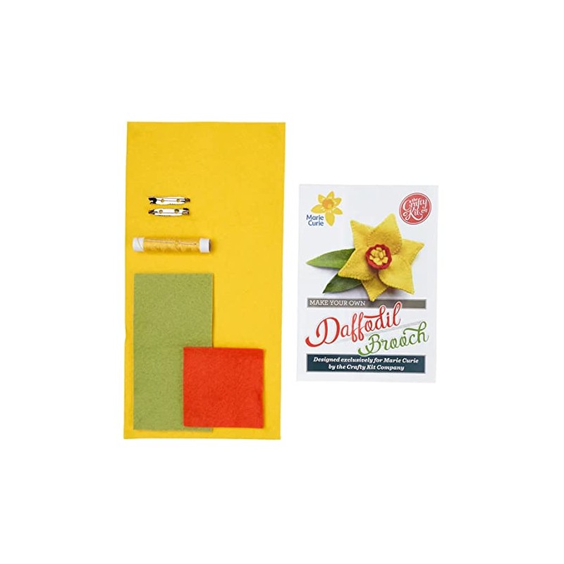 Marie Curie Make-Your-Own Felt Daffodil Pin Craft Kit