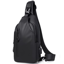 KIOVINO Bolso de Hombro Antirrobo, Mochila Cruzada Impermeable, Con 4 bolsillos, Bolso Deportivo Multifuncional para Hombre y Mujer