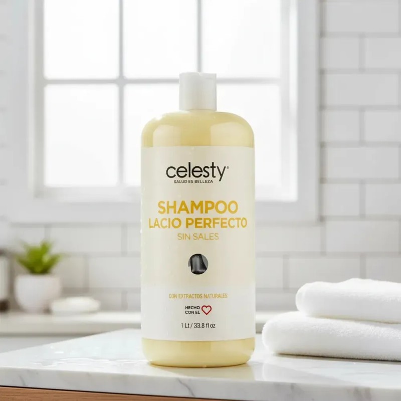 Shampoo Efecto Lacio Celesty 1lt