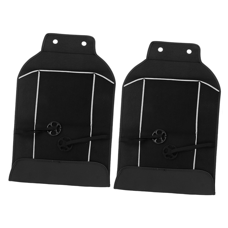 2Pcs Car Seat Anti Kick Pad Rear Back Dust Resistant
