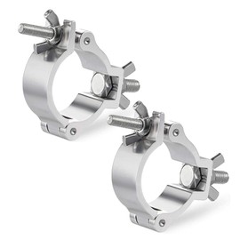 25-30 mm Truss Brackets, Stage Lighting Hook Clamp O-Clamp Bracket with 100 kg Load Capacity, Lighting Accessories for Movable Stage Lights Headlights (Pack of 2)