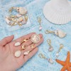 UNICRAFTALE 14Pcs 7 Styles Shell Pendant Natural Cowrie Conch Shells