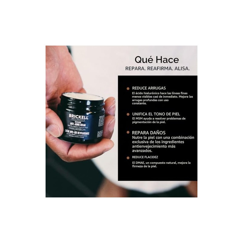 Brickell Revitalizing Anti-Aging Cream, 2 Fluid Ounce