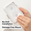 Loo Discreet Flushable Wipes Dispenser with No-Drill Suction Mount -