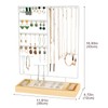 ProCase Jewelry Organizer Stand Earring Holder Organizer, 6 Tiers Earring